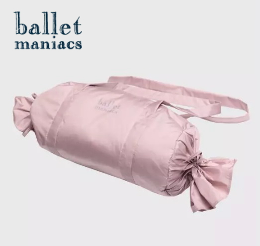 【 Balletmaniacs/バレエマニアックス 】バレエ バッグ  ボンボン くすみピンク 数量限定